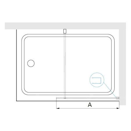 Шторка на ванну RGW Screens 351105006-14 стекло прозрачное/профиль черный